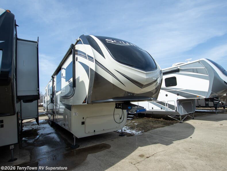 Used 2020 Grand Design Solitude 390RK-R available in Grand Rapids, Michigan