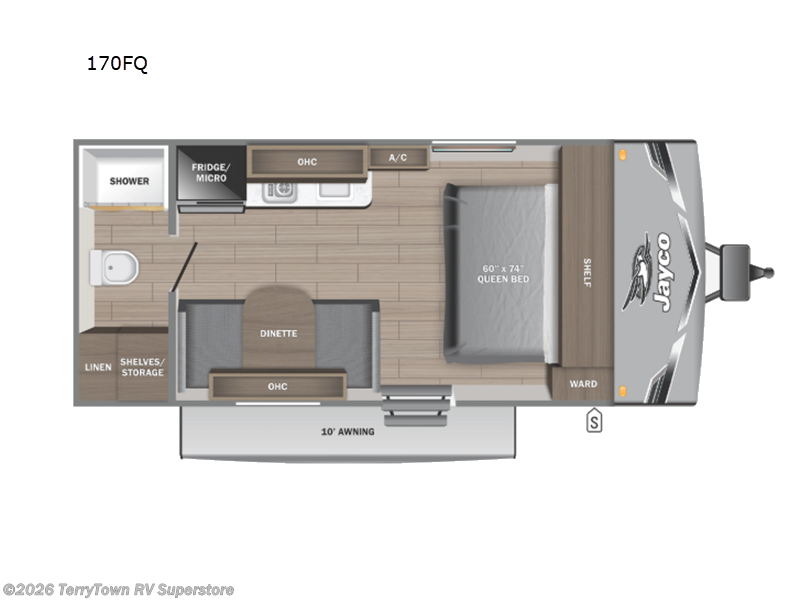 New 2026 Jayco Jay Flight SLX 170FQ available in Grand Rapids, Michigan