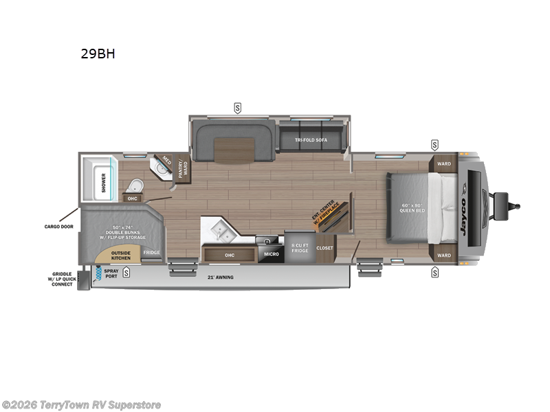 New 2024 Jayco White Hawk 29BH available in Grand Rapids, Michigan