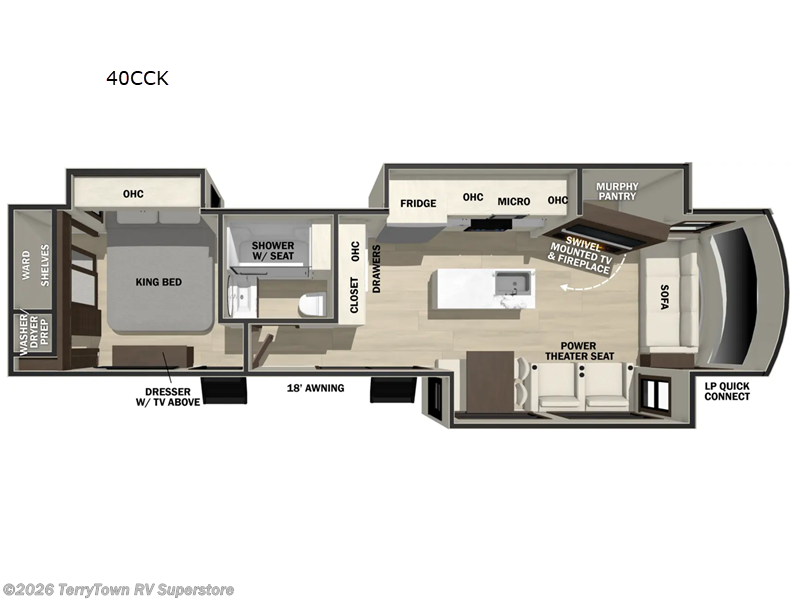 New 2026 Forest River Cedar Creek Cottage 40CCK available in Grand Rapids, Michigan