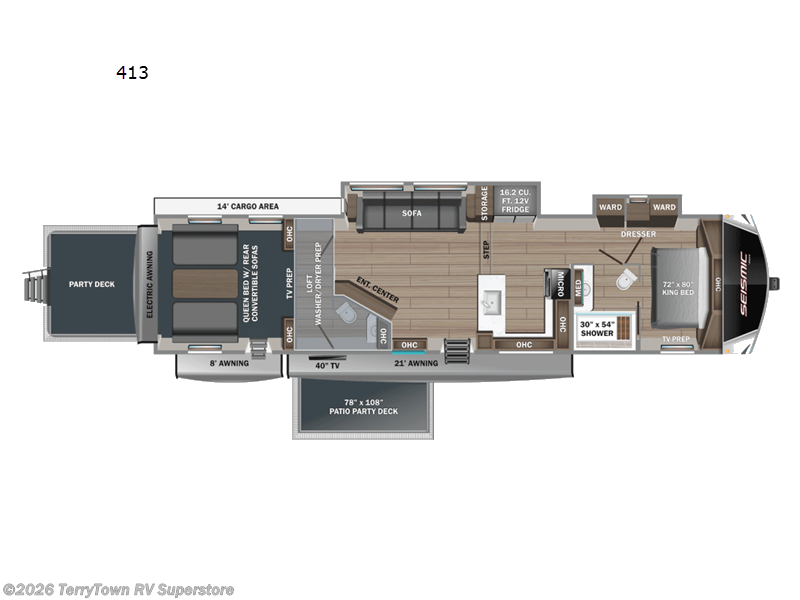 New 2026 Jayco Seismic 413 available in Grand Rapids, Michigan