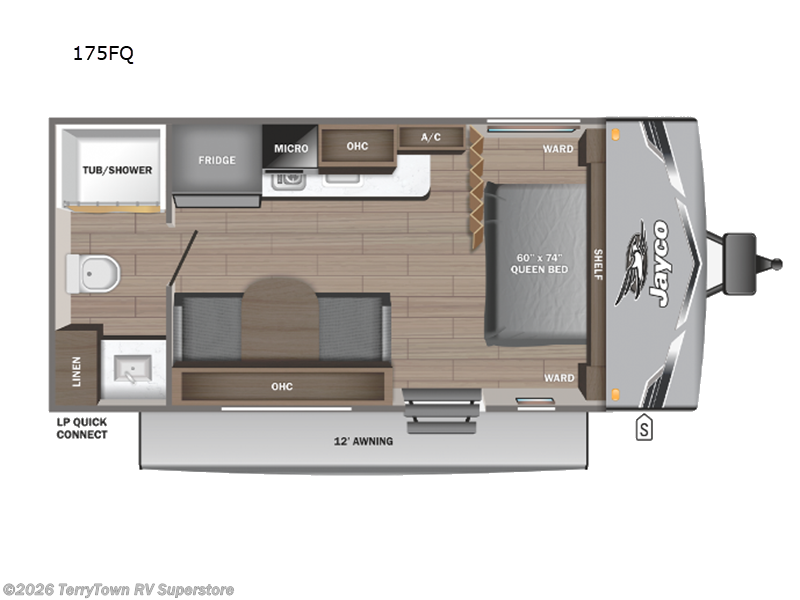 New 2026 Jayco Jay Flight SLX 175FQ available in Grand Rapids, Michigan
