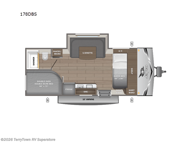 New 2026 Jayco Jay Flight SLX 178DBS available in Grand Rapids, Michigan