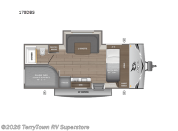 New 2026 Jayco Jay Flight SLX 178DBS available in Grand Rapids, Michigan