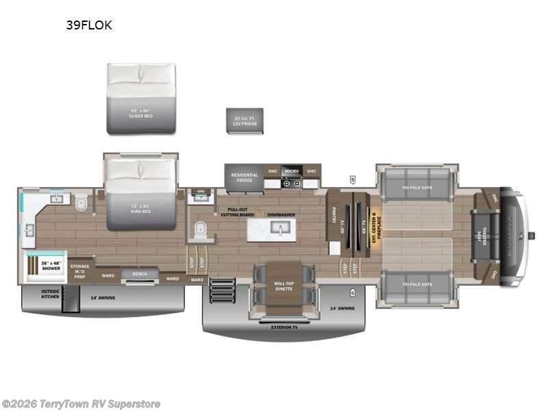 New 2026 Jayco Pinnacle 39FLOK available in Grand Rapids, Michigan
