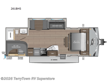 New 2026 Jayco Jay Flight SLX 261BHS available in Grand Rapids, Michigan