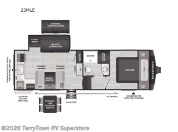 New 2026 Keystone Cougar Half-Ton 23MLE available in Grand Rapids, Michigan