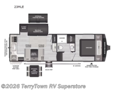 New 2026 Keystone Cougar Half-Ton 23MLE available in Grand Rapids, Michigan