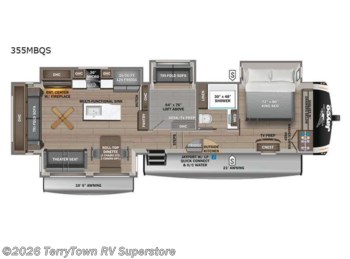 New 2026 Jayco Eagle 355MBQS available in Grand Rapids, Michigan