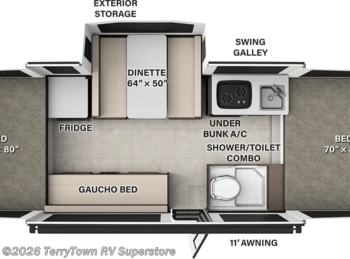 New 2027 Forest River Rockwood Tent 2380FT available in Grand Rapids, Michigan