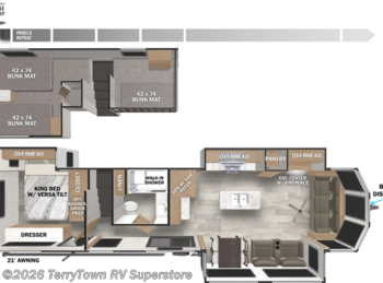 New 2026 Forest River Salem Villa 42FLDL available in Grand Rapids, Michigan