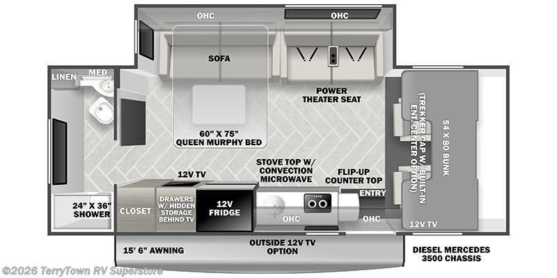 New 2023 Forest River Sunseeker 2400T MBS available in Grand Rapids, Michigan