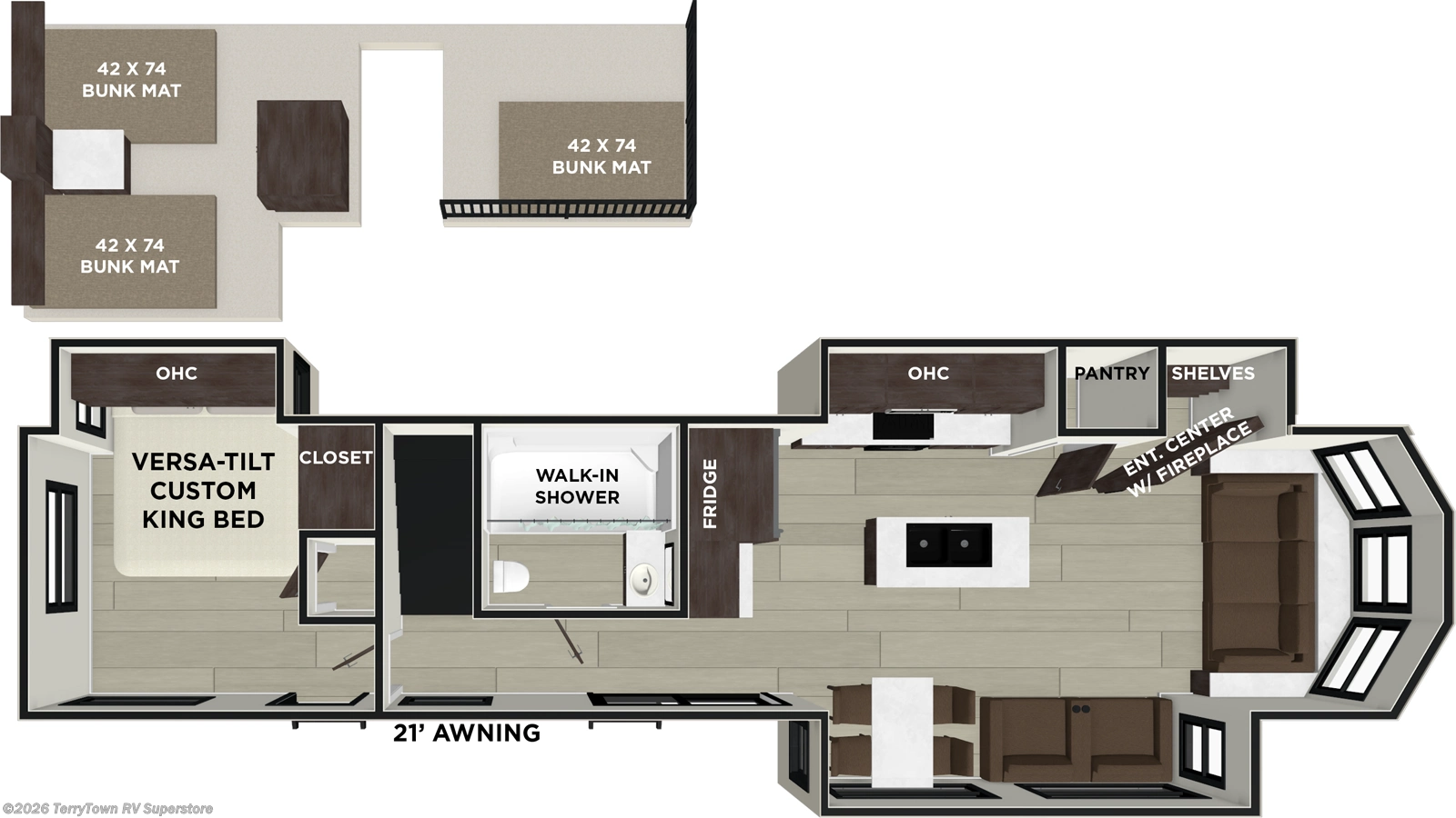 New 2026 Forest River Salem Villa 42FLDL available in Grand Rapids, Michigan