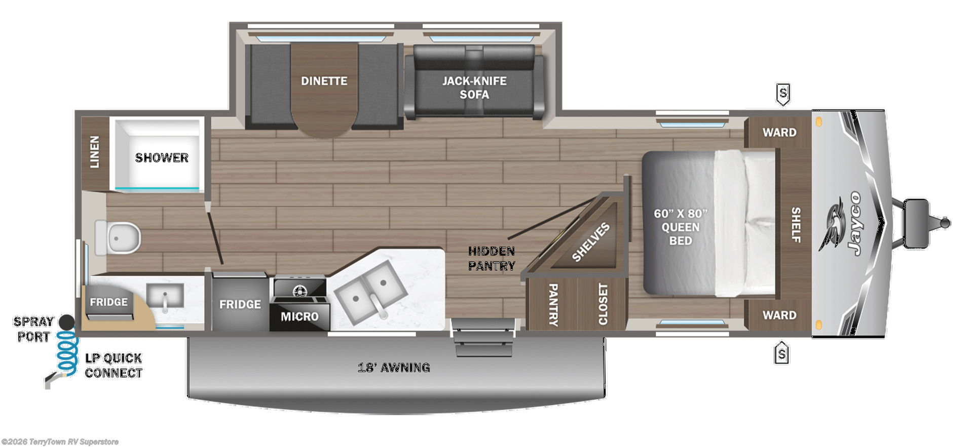 New 2026 Jayco Jay Flight SLX 265MWSW available in Grand Rapids, Michigan