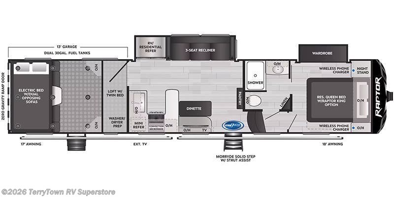 New 2023 Keystone Raptor 362 available in Grand Rapids, Michigan