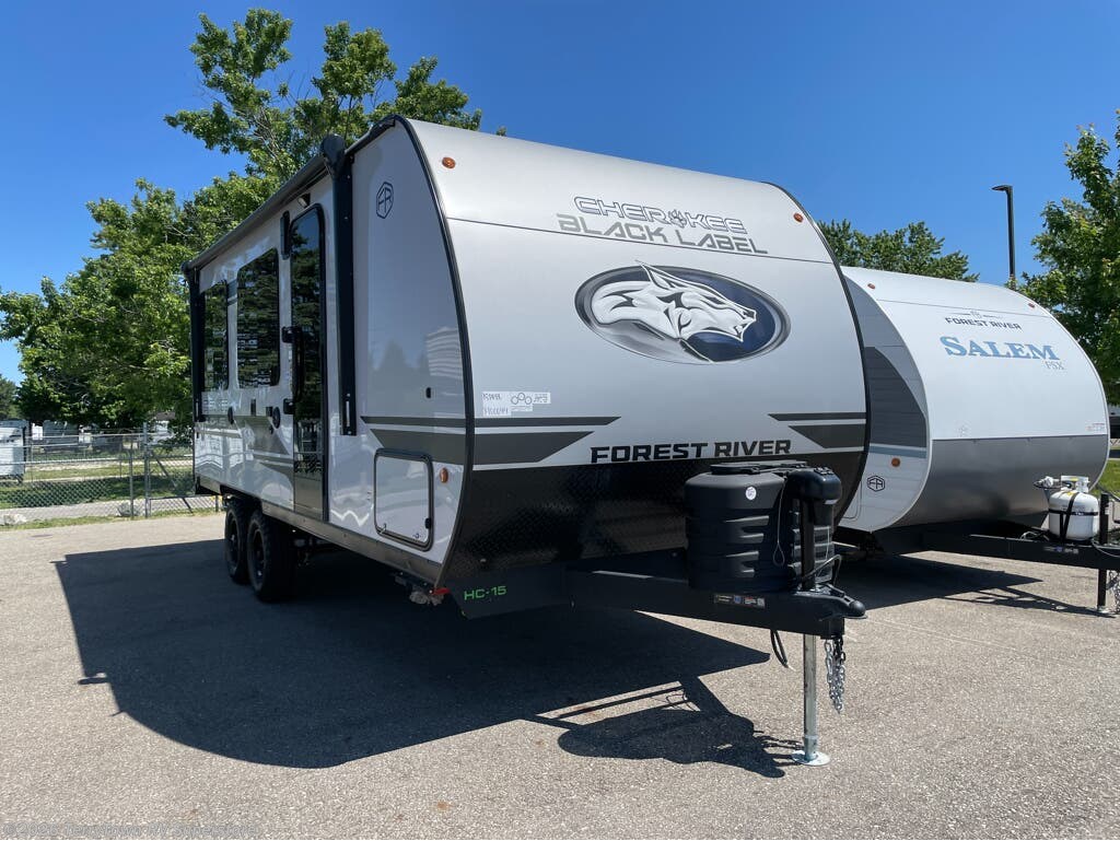 New 2026 Forest River Cherokee Grey Wolf Black Label 18RRBL available in Grand Rapids, Michigan