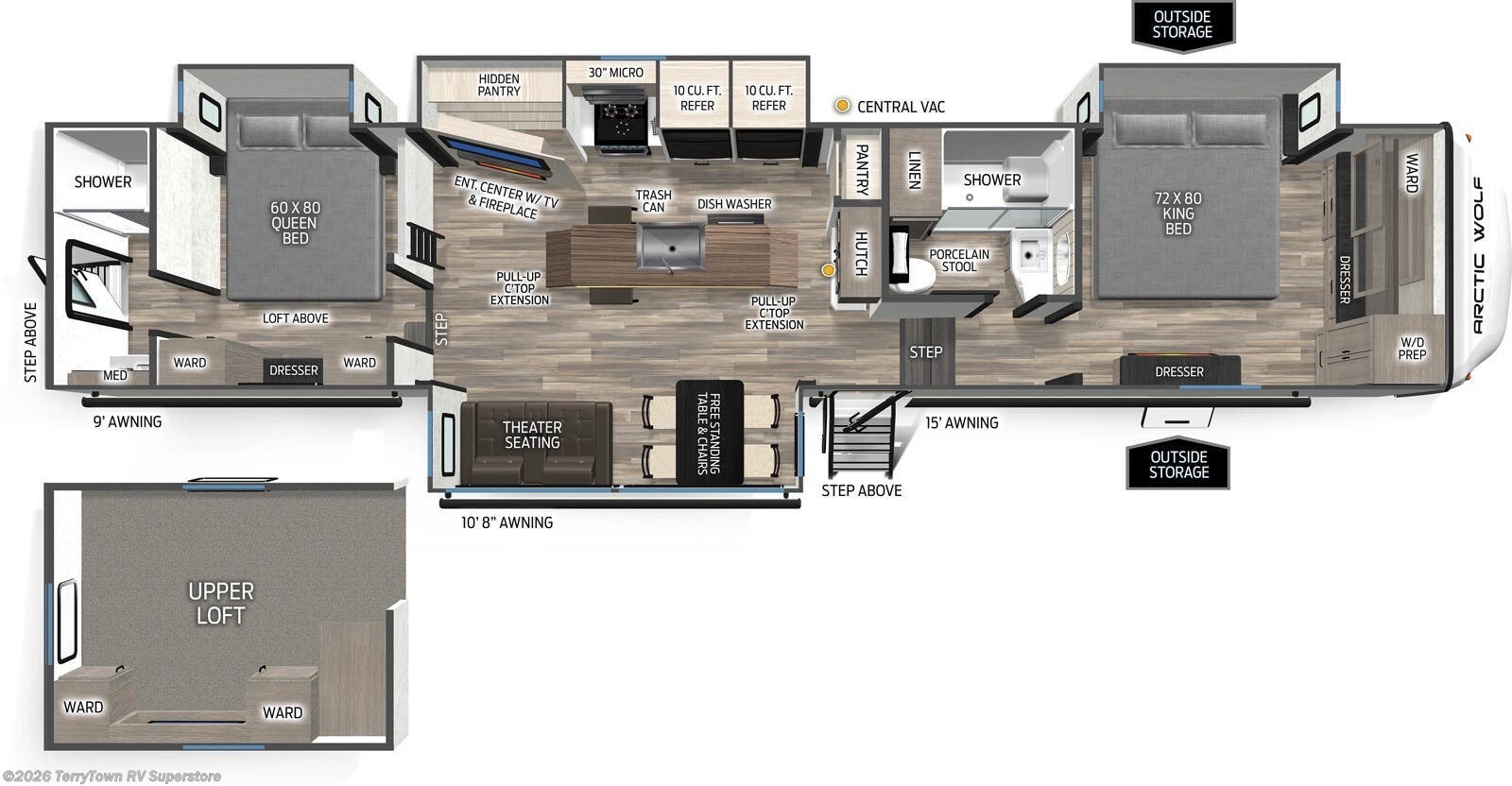 New 2027 Forest River Cherokee Arctic Wolf 38DST available in Grand Rapids, Michigan