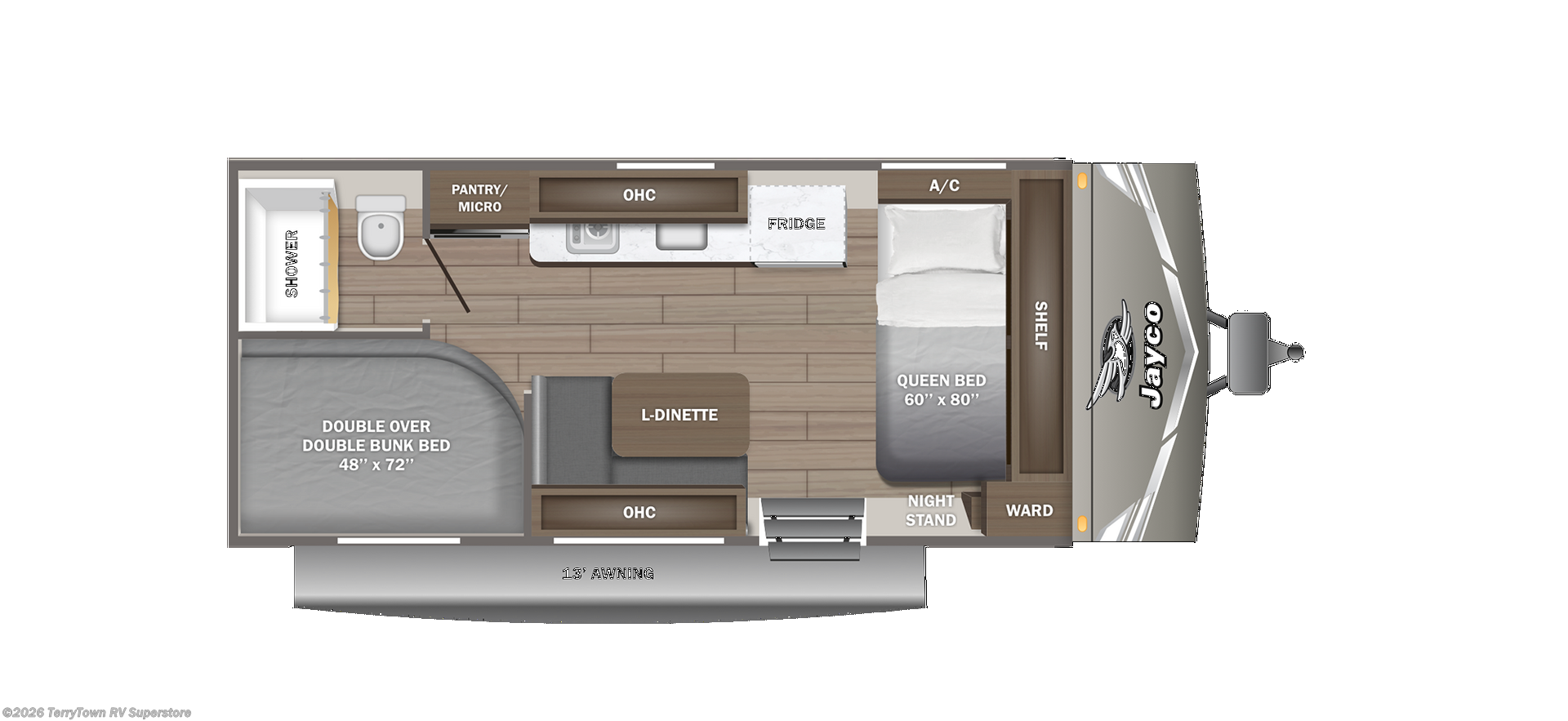 New 2027 Jayco Jay Flight SLX 172DB available in Grand Rapids, Michigan
