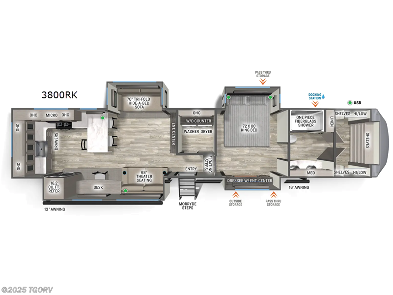 New 2026 Forest River Sandpiper 3800RK available in Greeley, Colorado