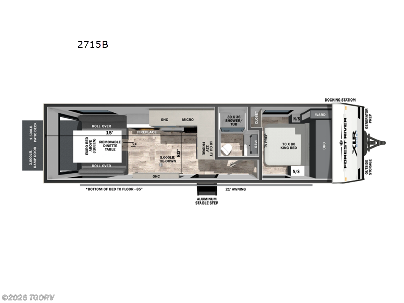 New 2026 Forest River XLR Boost 2715B available in Greeley, Colorado