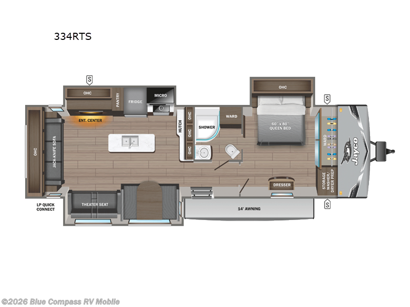 New 2025 Jayco Jay Flight SLX 334RTS available in Theodore, Alabama