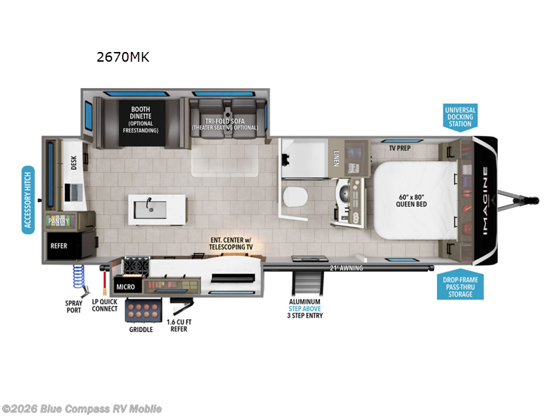 Used 2025 Grand Design Imagine 2670MK available in Theodore, Alabama