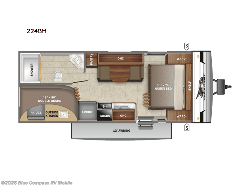 Used 2022 Jayco Jay Flight SLX 8 224BH available in Theodore, Alabama
