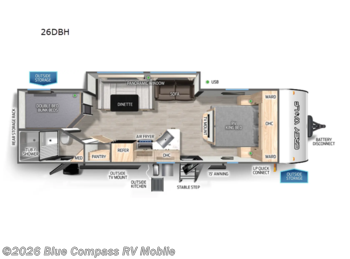 Used 2025 Forest River Cherokee Grey Wolf 26DBH available in Theodore, Alabama