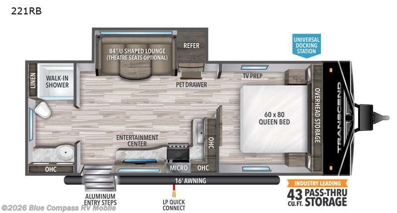 Used 2021 Grand Design Transcend Xplor 221RB available in Theodore, Alabama