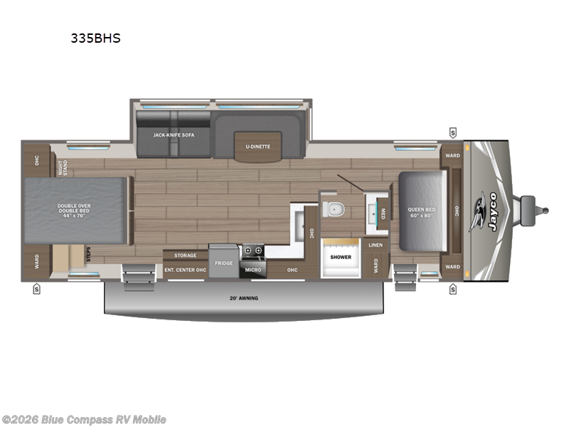 New 2027 Jayco Jay Flight 335BHS available in Theodore, Alabama