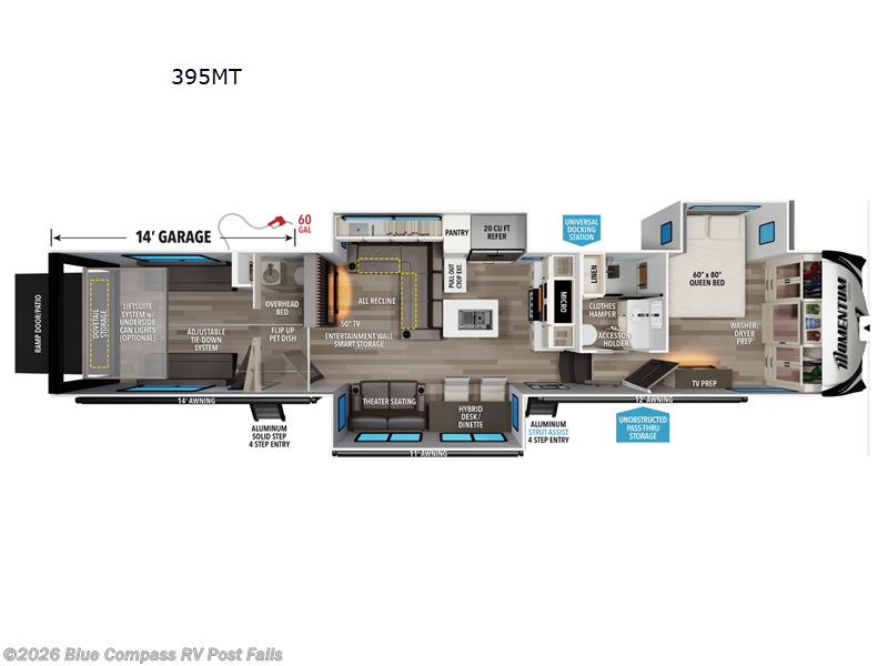 New 2026 Grand Design Momentum 395MT available in Post Falls, Idaho
