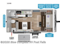 New 2027 Grand Design Transcend One 151RB available in Post Falls, Idaho