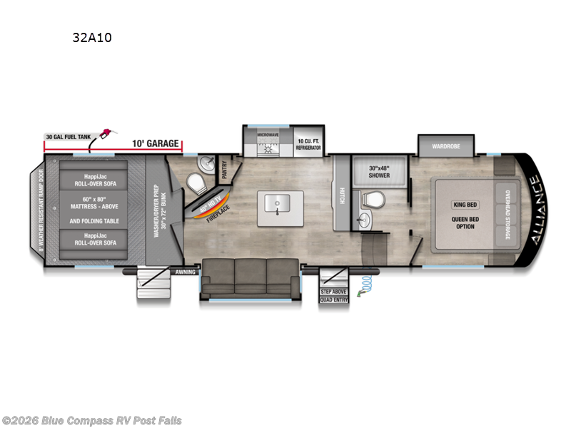 New 2027 Alliance RV Valor All-Access 32A10 available in Post Falls, Idaho
