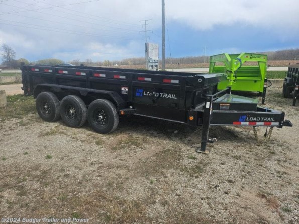 2024 Load Trail DL 83" x 16' Triple Axle Dump Low-Pro Dump Trailer available in De Pere, WI