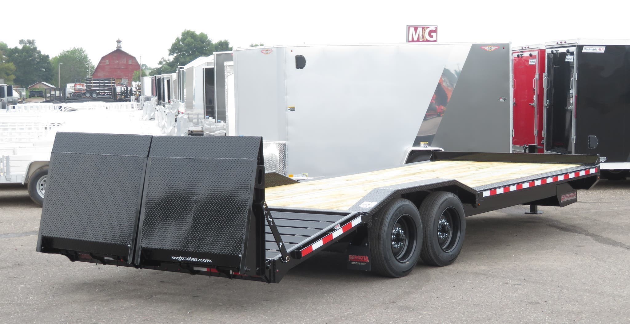 Flatbed/Flat Deck (Heavy Duty) 2019 Midsota STWB22 Wide Body Skid