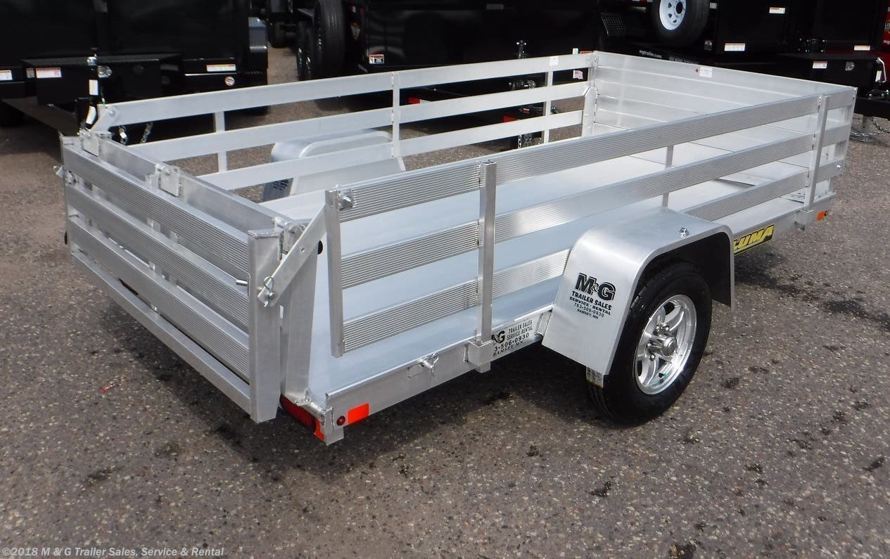 Utility Trailer 2020 Aluma 6310 BT Aluminum BiFold Tailgate Utility Trailer TrailersUSA