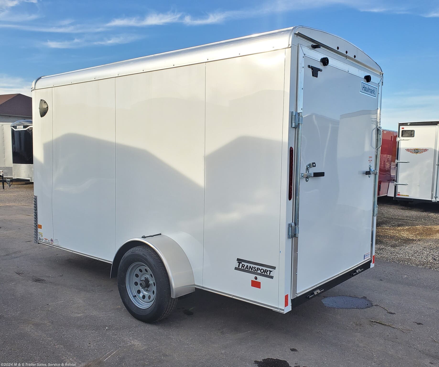 Cargo Trailer - 2020 Haulmark Transport 6x12 Cargo Trailer - White 