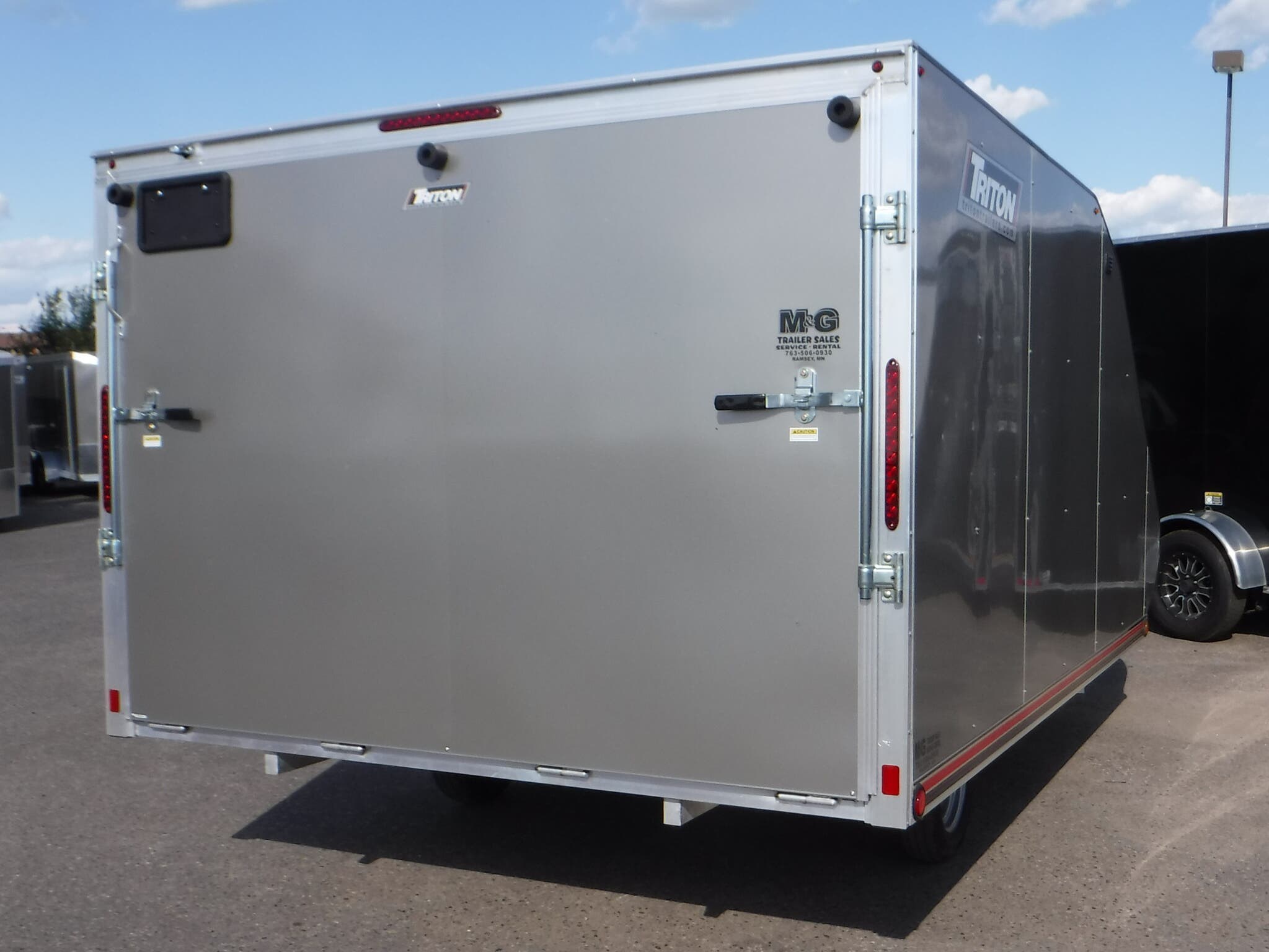 Snowmobile 2020 Triton Trailers TC128 Enclosed Snowmobile Trailer