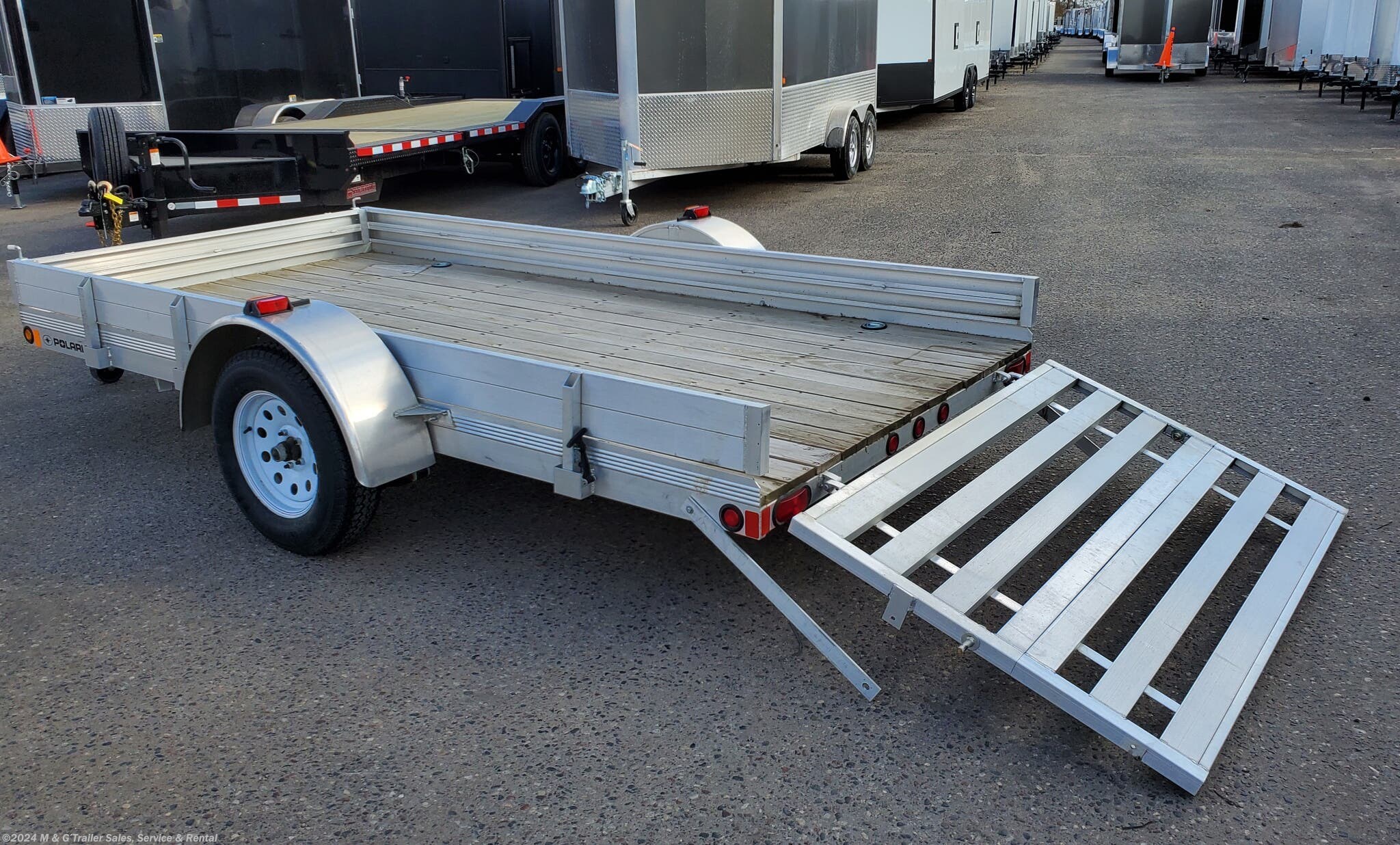 ATV - 2014 Mission Trailers Polaris 6x12 Aluminum ATV/UTV/Utility ...