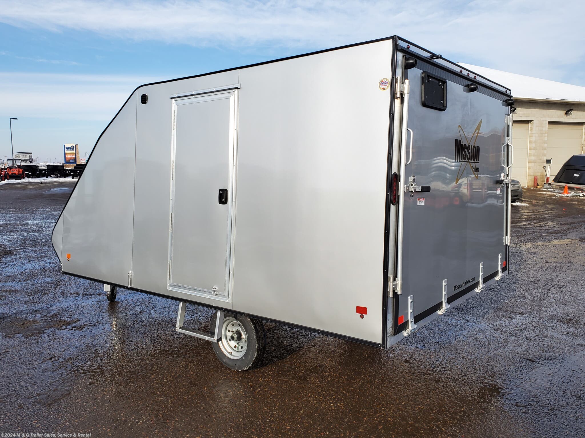 Snowmobile - 2020 Mission Trailers 8.5x12 Low Pro Enclosed Snowmobile ...