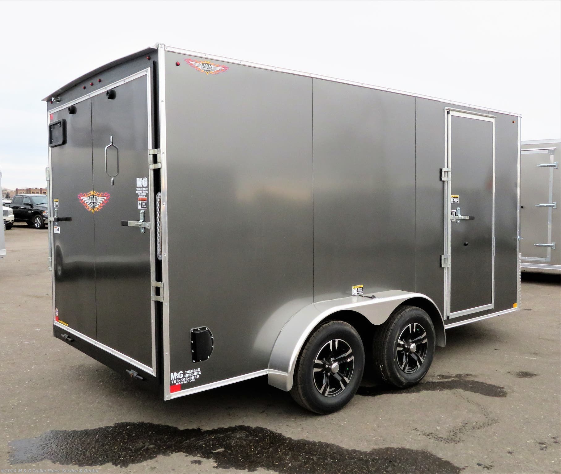 Cargo Trailer - 2020 H&H 7x14TA Enclosed 6'6