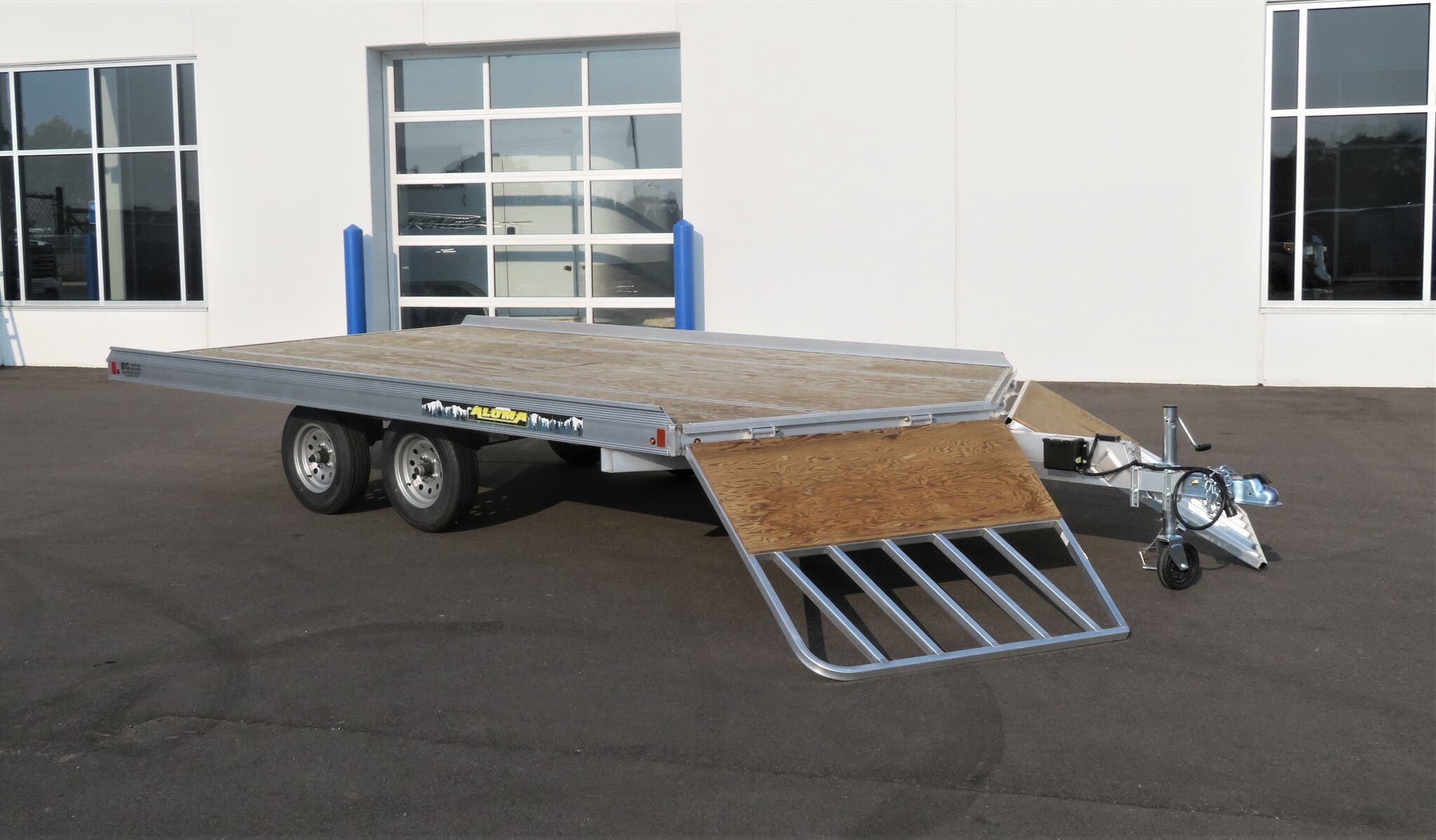 2022 Aluma 8614/13 Aluminum Snowmobile Trailer 8x14 231625