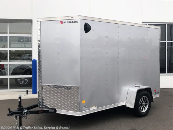 2022 RC Trailers 6x12 Enclosed Cargo - Silver available in Ramsey, MN