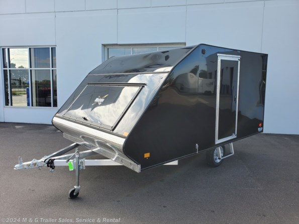 2022 Mission Trailers 8.5x12 Enclosed Deckover Snow Trailer - Black available in Ramsey, MN