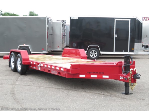 2022 Midsota TB-22 Tilt Bed Equipment Trailer - Red available in Ramsey, MN