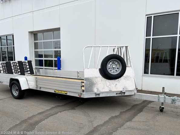 2023 Aluma 8115 SRW Aluminum Snowmobile/ATV/Utility Trailer available in Ramsey, MN