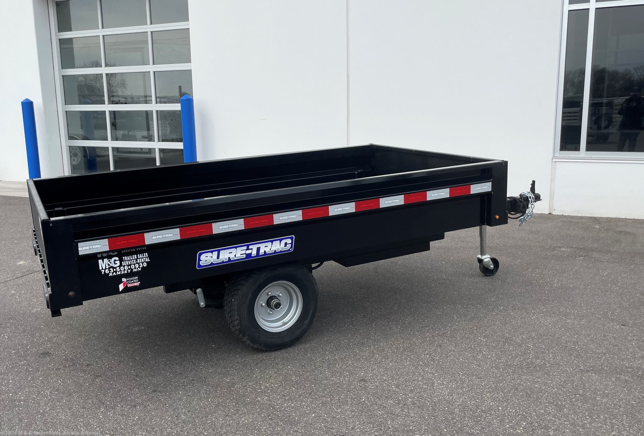 4x8 Dump Trailer for sale | New Sure-Trac 4.5x8 Dump Trailer | TrailersUSA