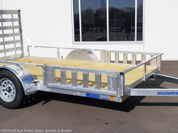 2022 Mission Trailers 80x14 Single Axle Aluminum ATV Trailer available in Ramsey, MN