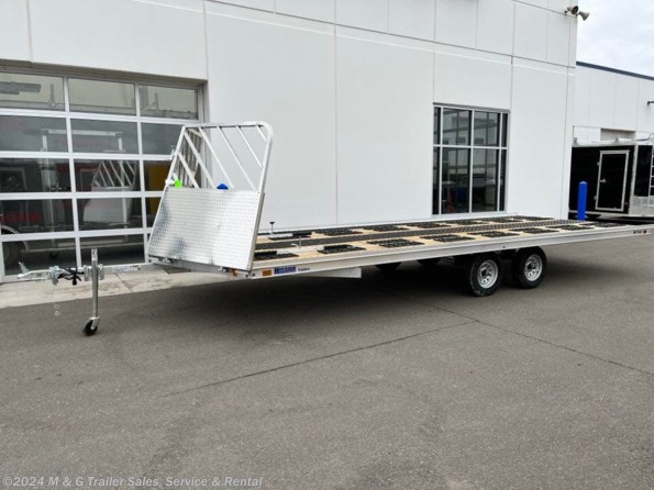 2022 Mission Trailers 101x22V (4) Place Snowmobile Trailer - Drive On / available in Ramsey, MN