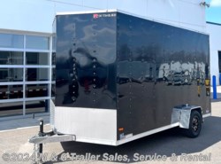 2022 RC Trailers 7x14SAE - Aluminum Enclosed 7'6" Int Cargo - Black